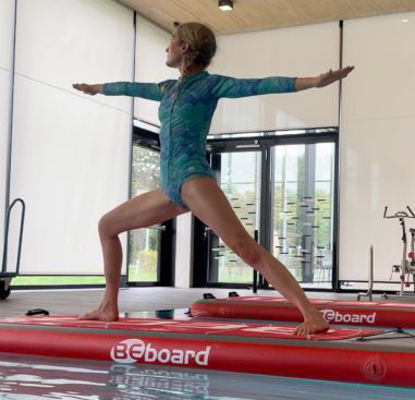 Bild von Pilates auf dem SUP